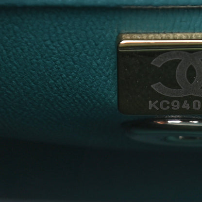 Chanel Caviar Quilted Mini Coco Handle Flap Green 6 of 9
