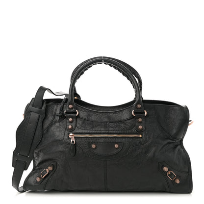 Balenciaga Agneau Giant 12 Rose Gold Hardware Part Time Black 1 of 12