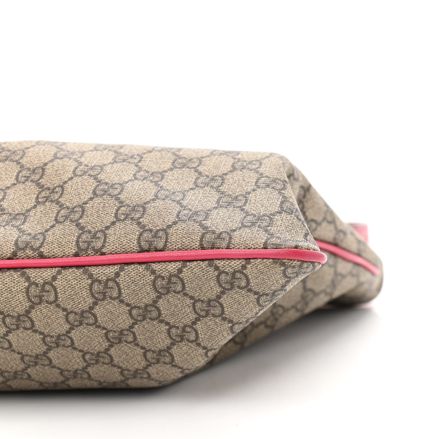 Gucci GG Supreme Monogram Medium Flat Messenger Bag Pink 14 of 14