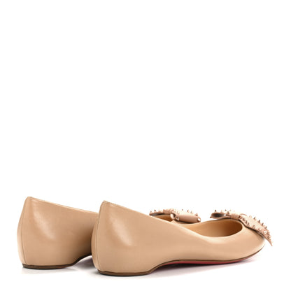 Christian Louboutin Nappa Ballalarina Flats 40 Nude 5 of 10