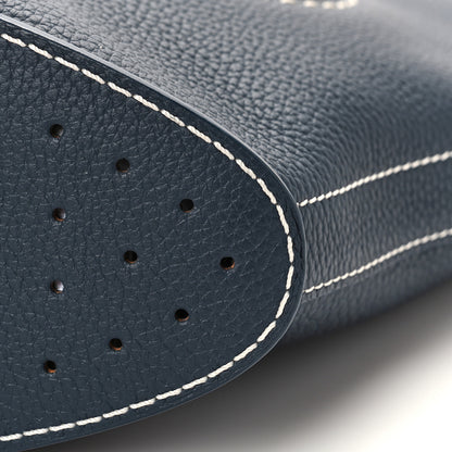 Delvaux Taurillon Pin Daily Surpique Bucket Navy 8 of 8