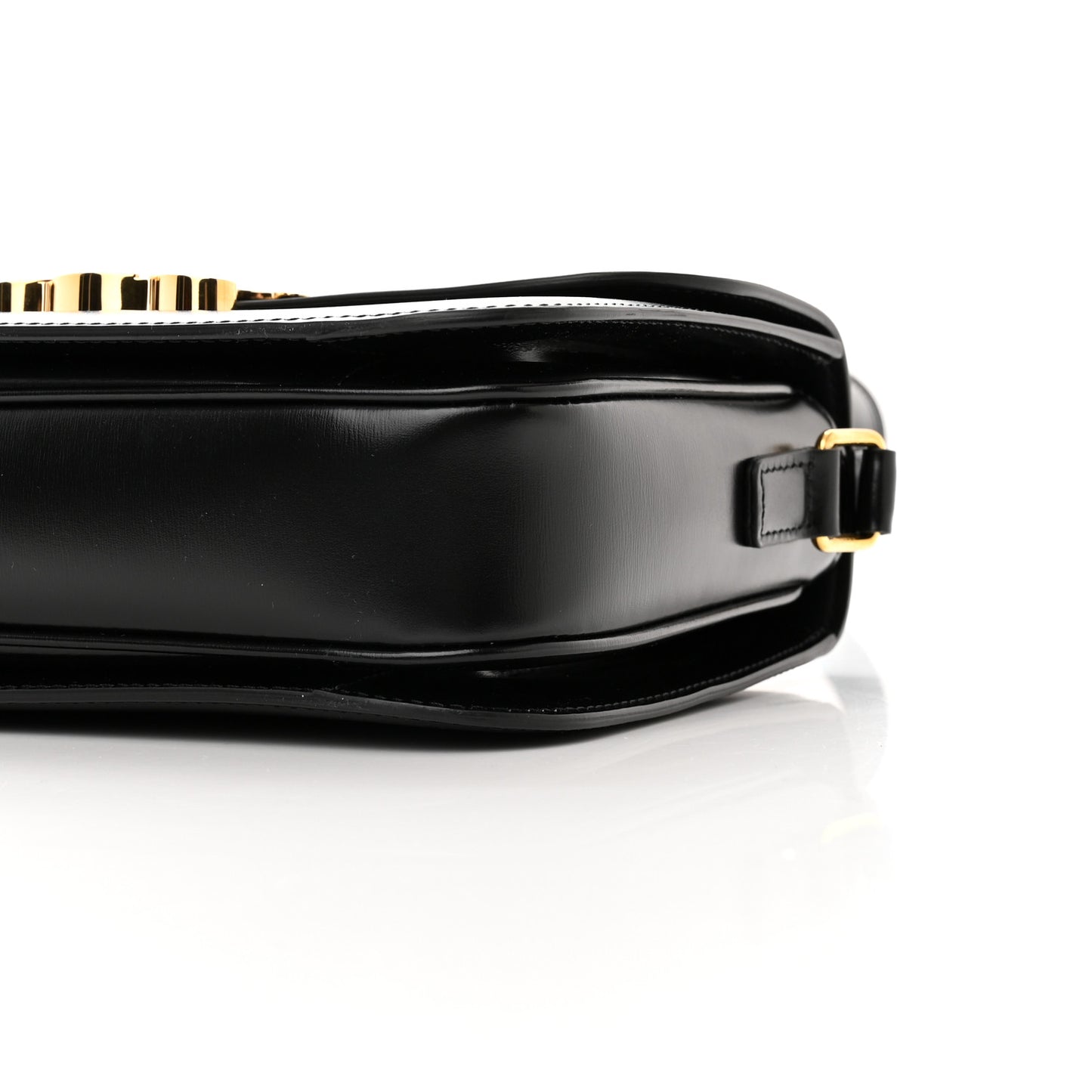Shiny Calfskin Medium Triomphe Black