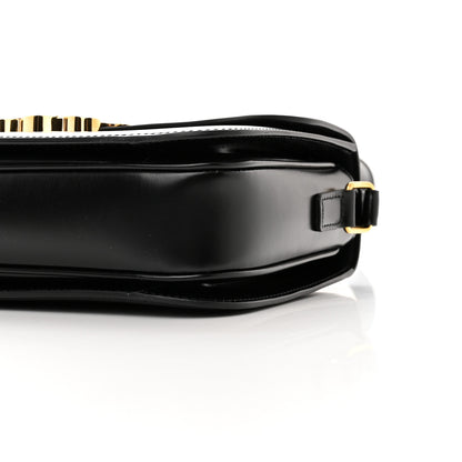 Celine Shiny Calfskin Medium Triomphe Black 12 of 14