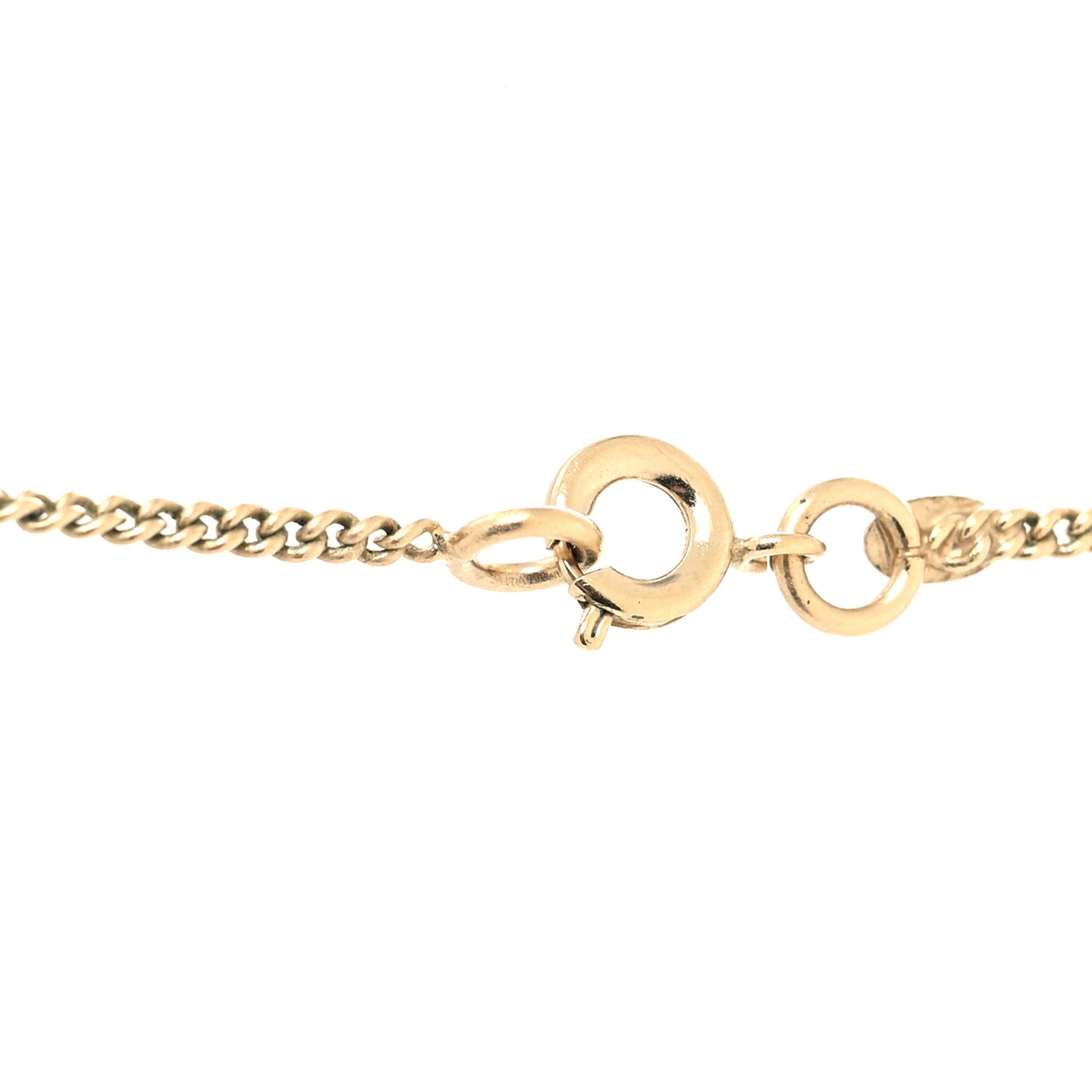 Metal Flap Bag Necklace Gold