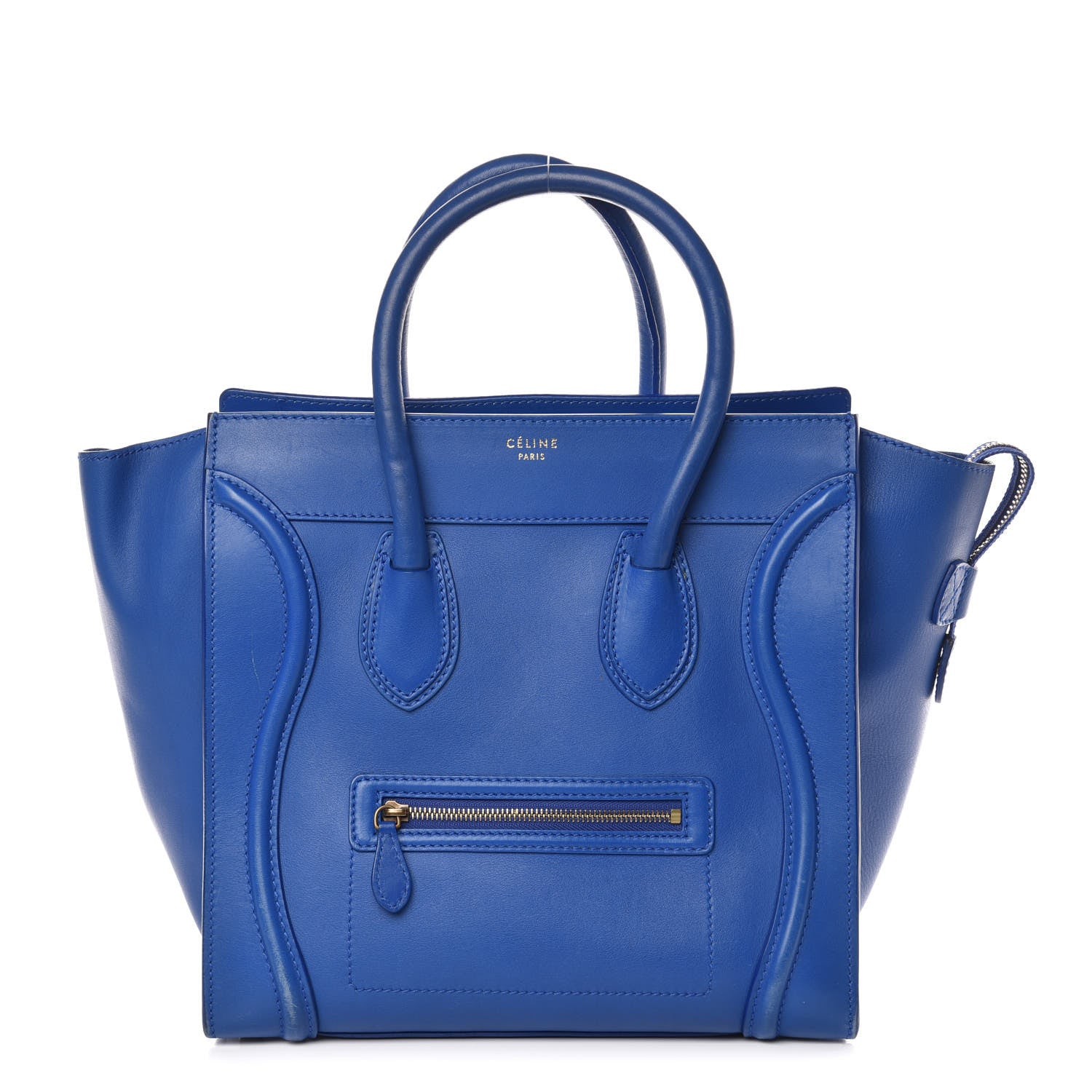 Celine Smooth Calfskin Mini Luggage Royal Blue 1 of 18