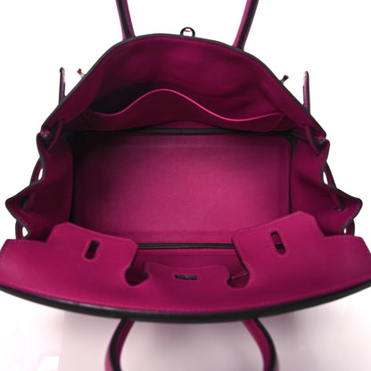 Hermes Swift Birkin 25 Rose Pourpre 17 of 34