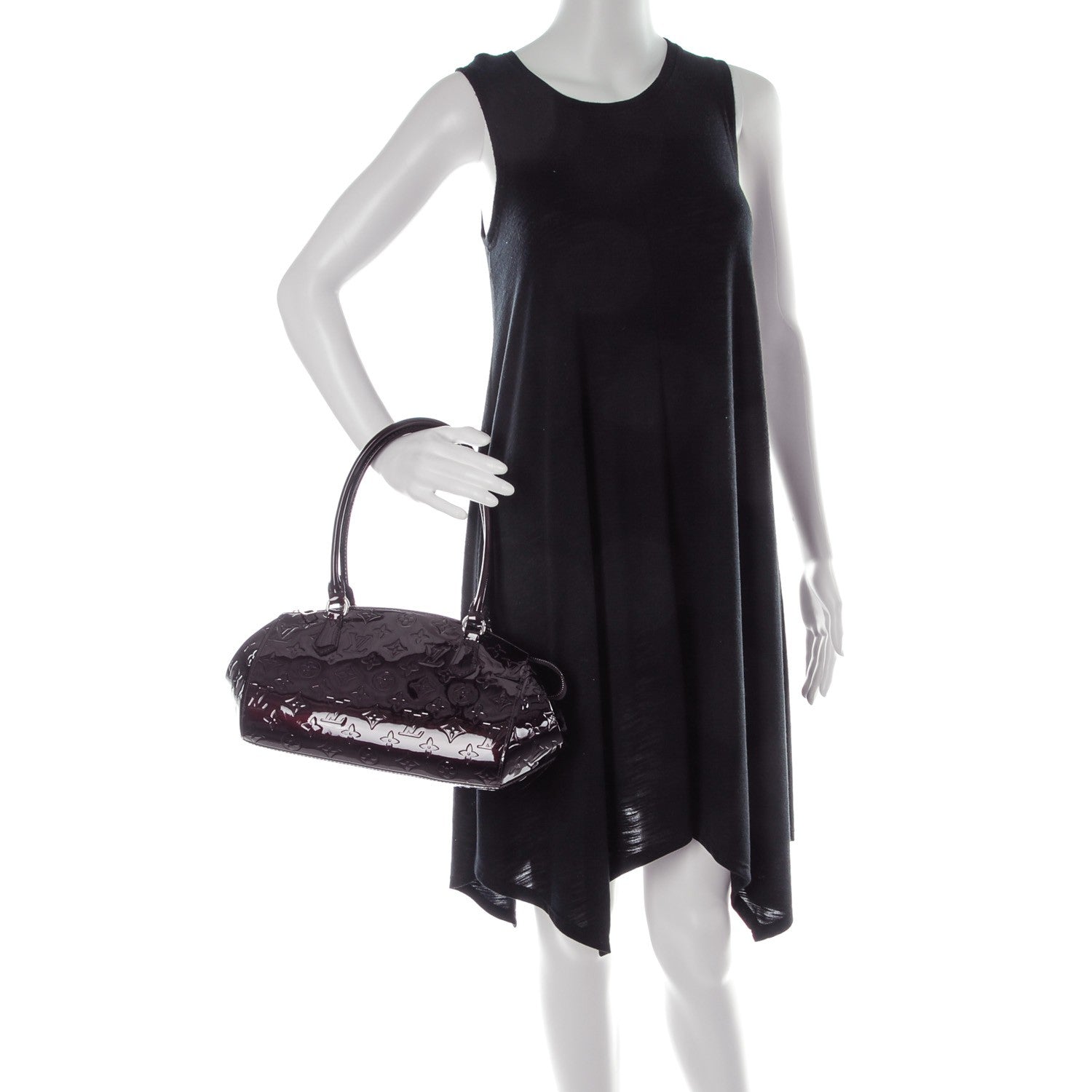 Louis Vuitton Vernis Sherwood PM Amarante 2 of 7