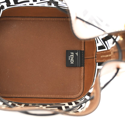 Fendi TPU FF Vitello Aura F is Fendi Grande Mon Tresor Bucket Bag Black Cuoio 5 of 11