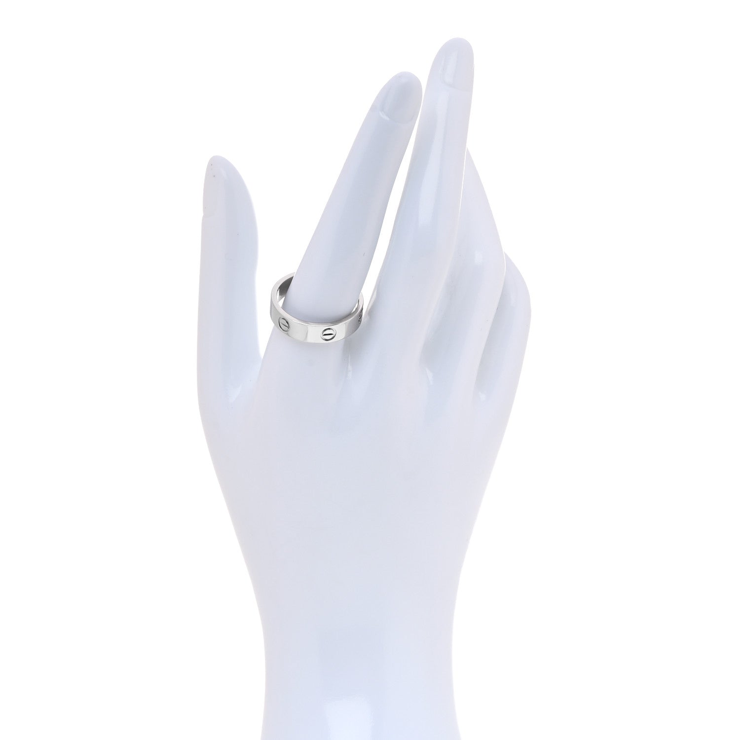 Cartier Platinum 5.5mm LOVE Ring 62 10 2 of 5