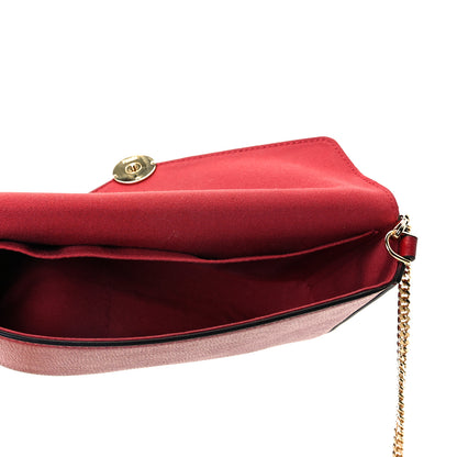 Fendi Vitello Cruise F is Fendi Envelope Wallet on Chain with Pouches Fragola 7 of 7