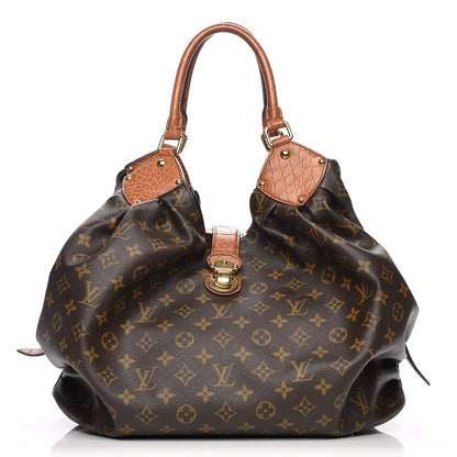 Louis Vuitton Monogram Mahina XL Crocodile Trim Tote 1 of 6