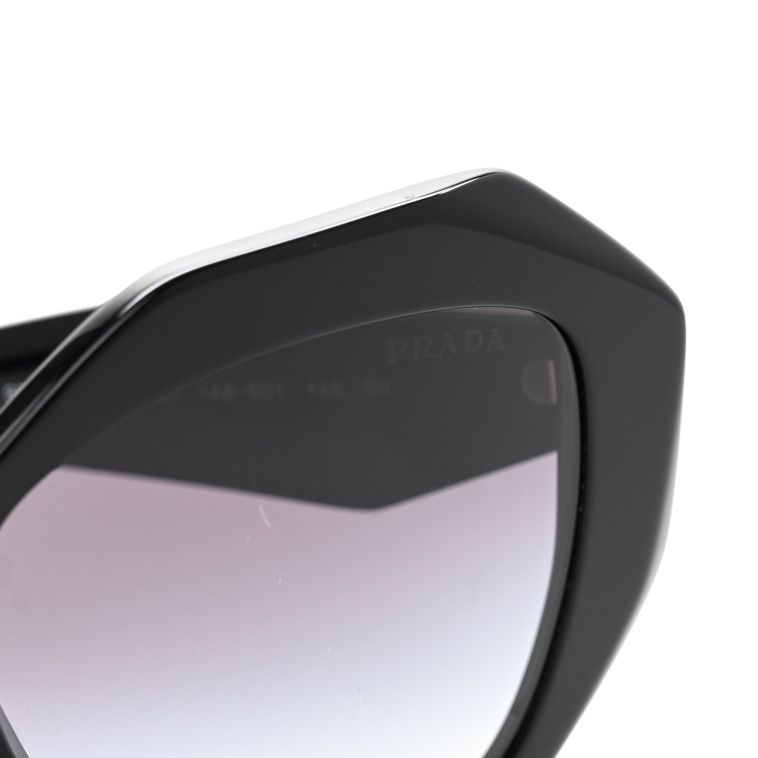 Prada Sunglasses SPR 16W Black 7 of 9