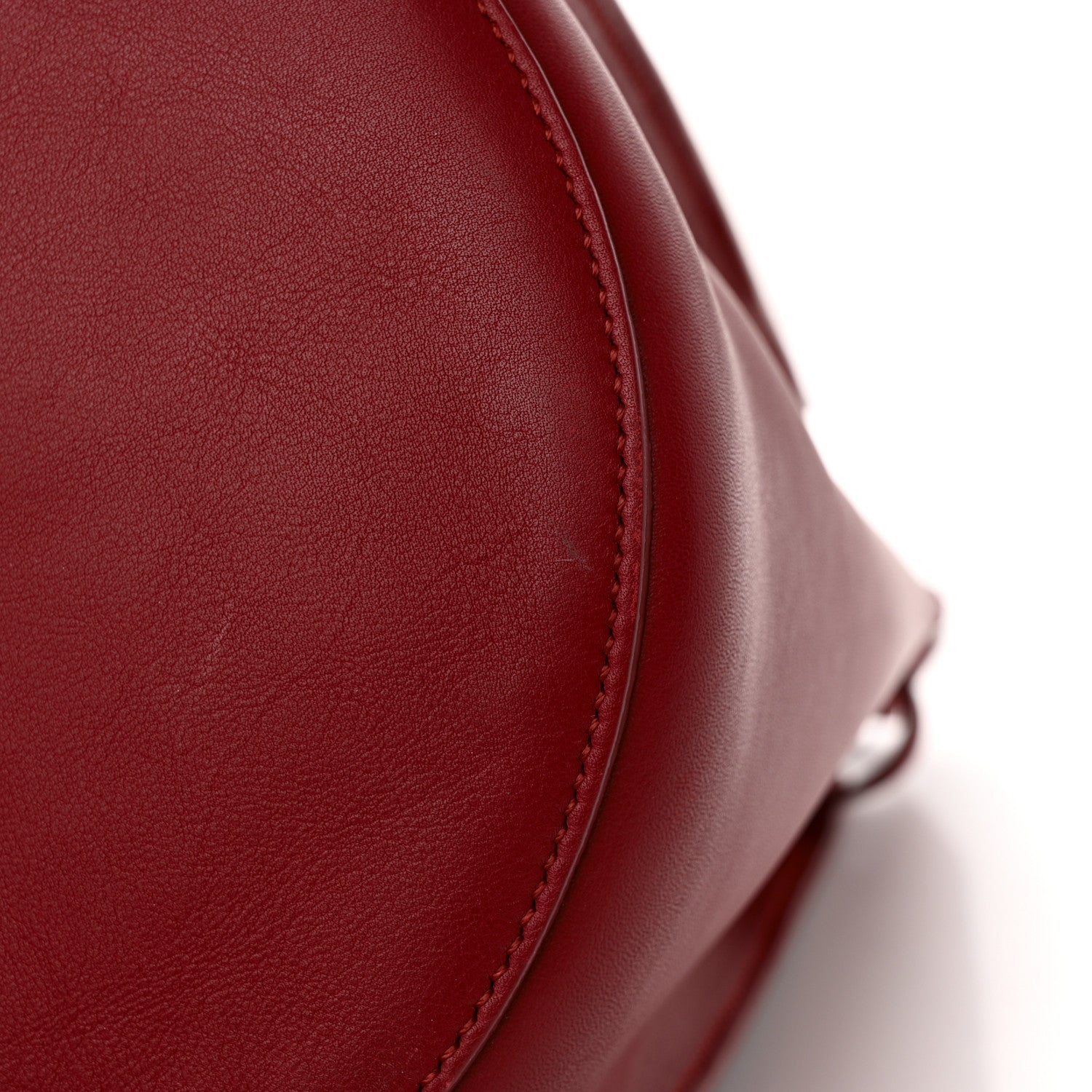 Celine Supple Grained Calfskin Big Bag Bucket Red 14 of 17