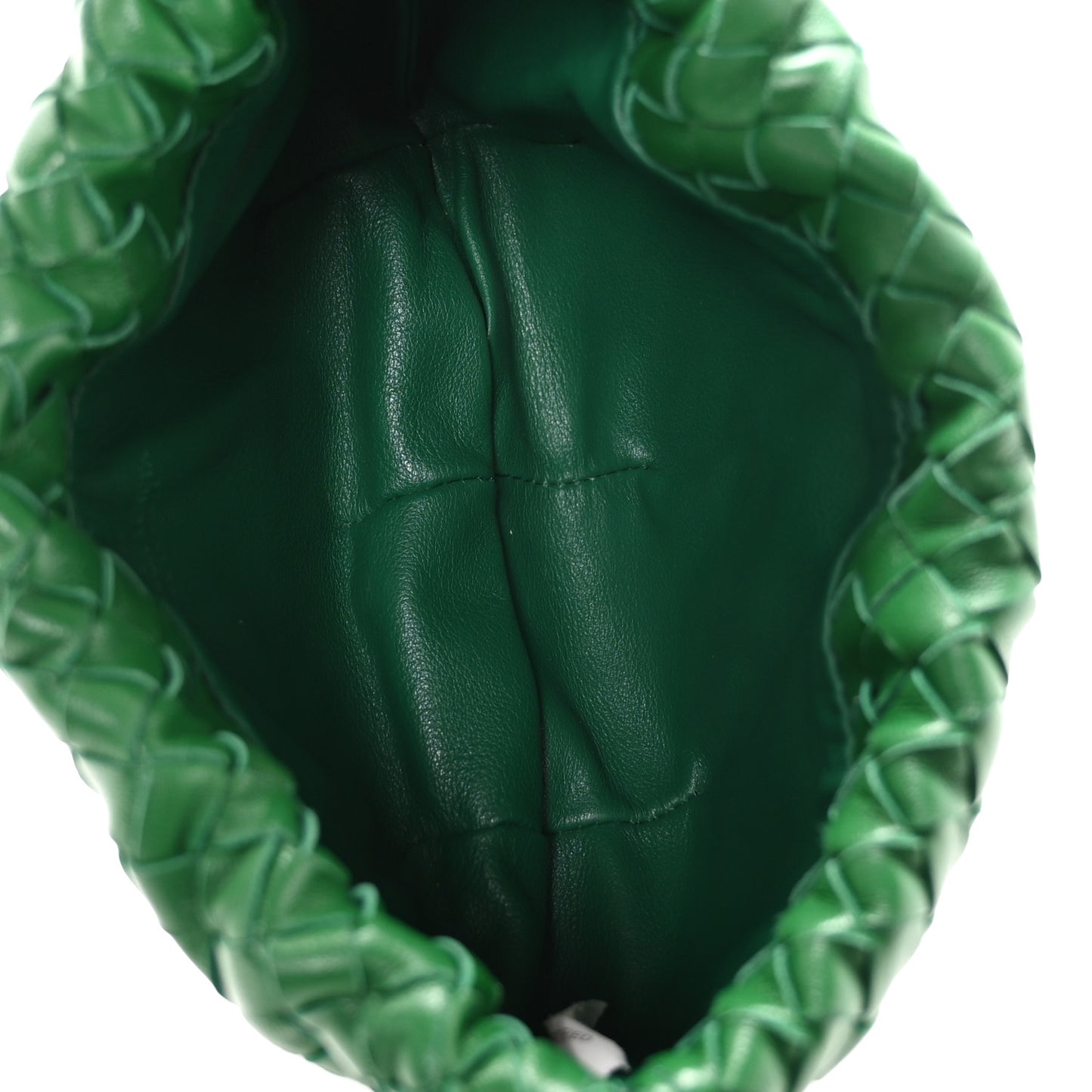 Nappa Intrecciato Mini Bulb Racing Green