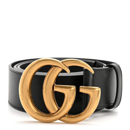 Gucci Calfskin Double G 40mm Belt 85 34 Black 1 of 8