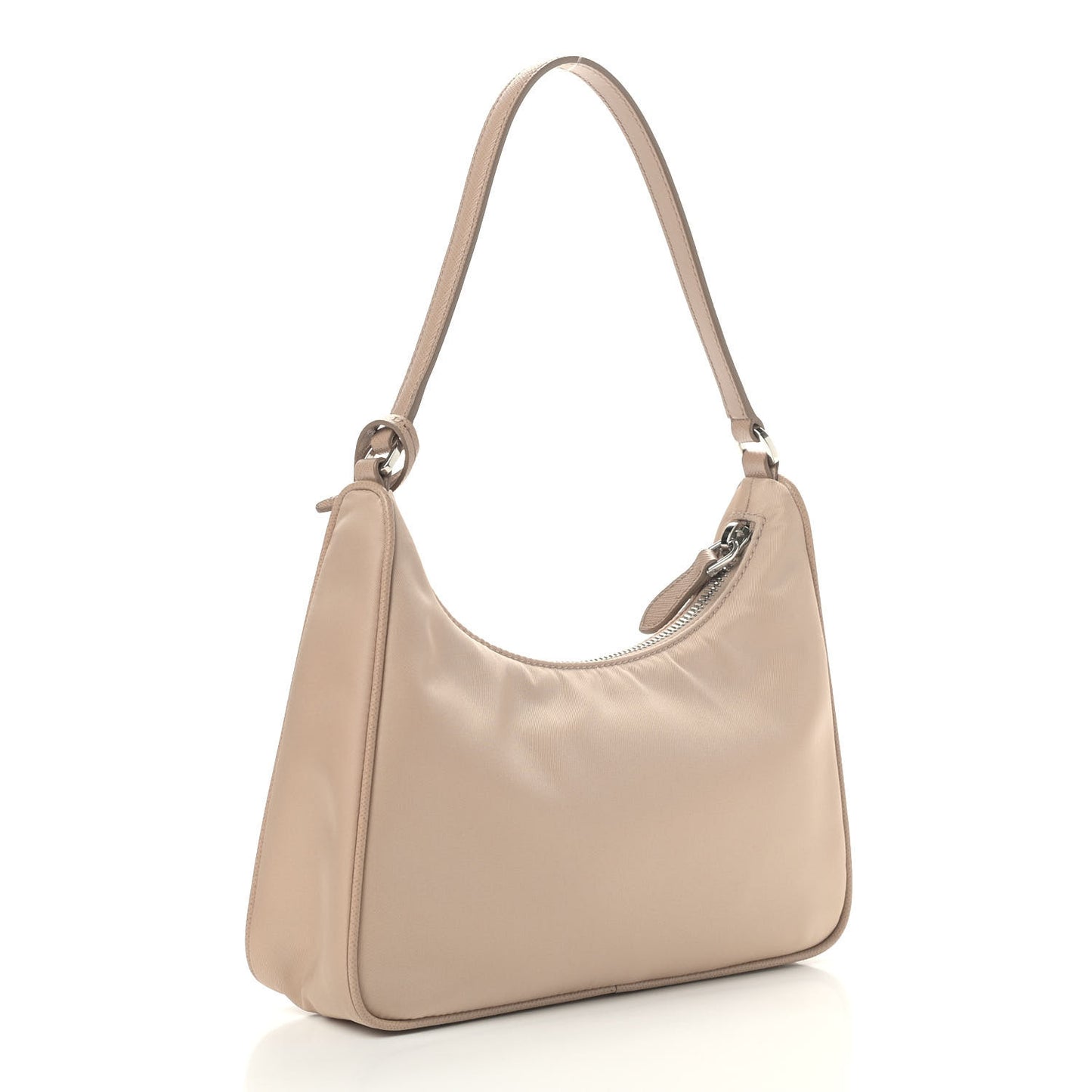 Re-Nylon Saffiano Mini Re-Edition 2005 Bag Cammeo