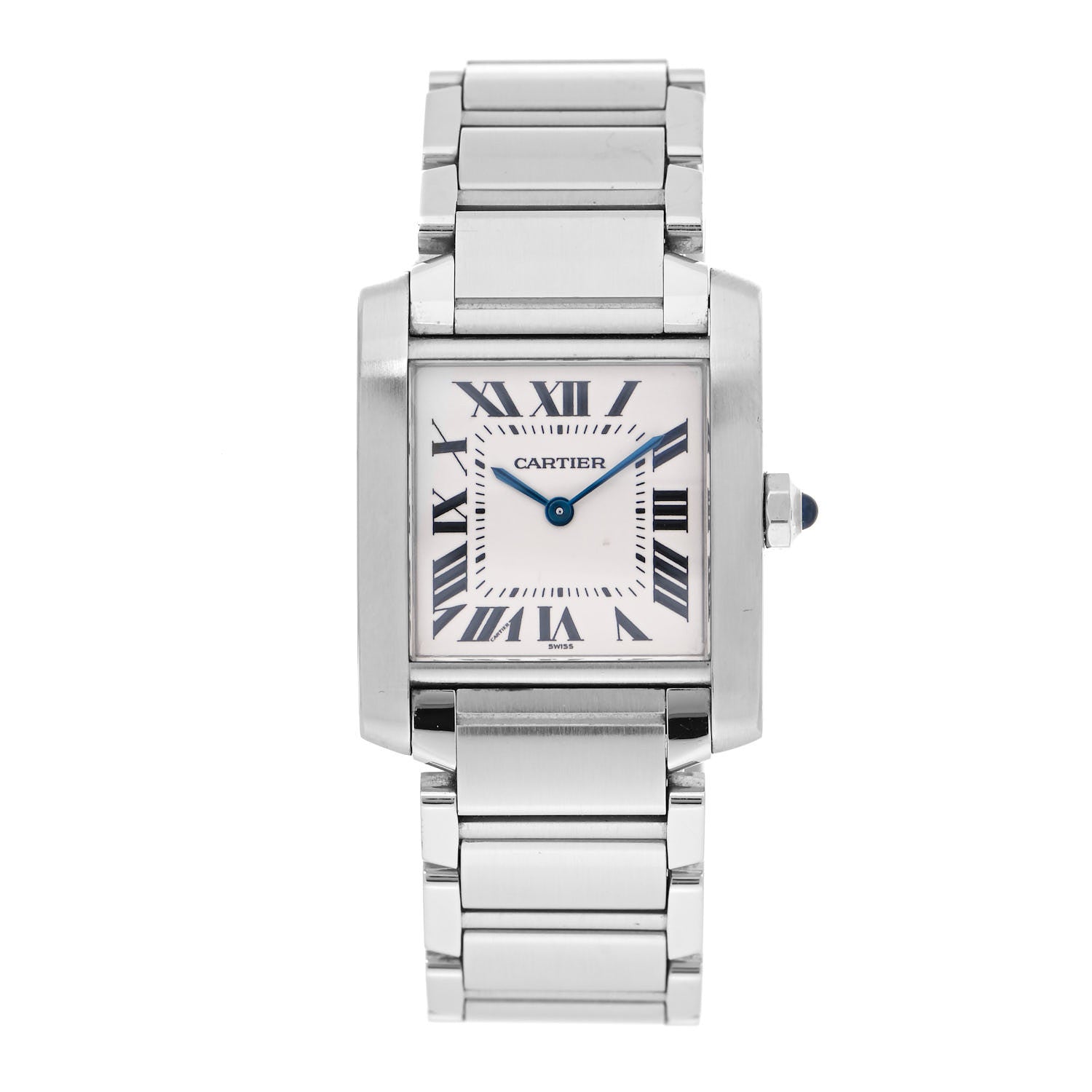 Cartier Stainless Steel 25mm Tank Francaise Quartz Watch 1 of 4