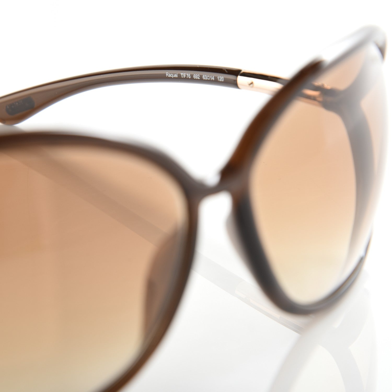 Tom Ford Raquel Sunglasses TF76 Dark Brown 5 of 8
