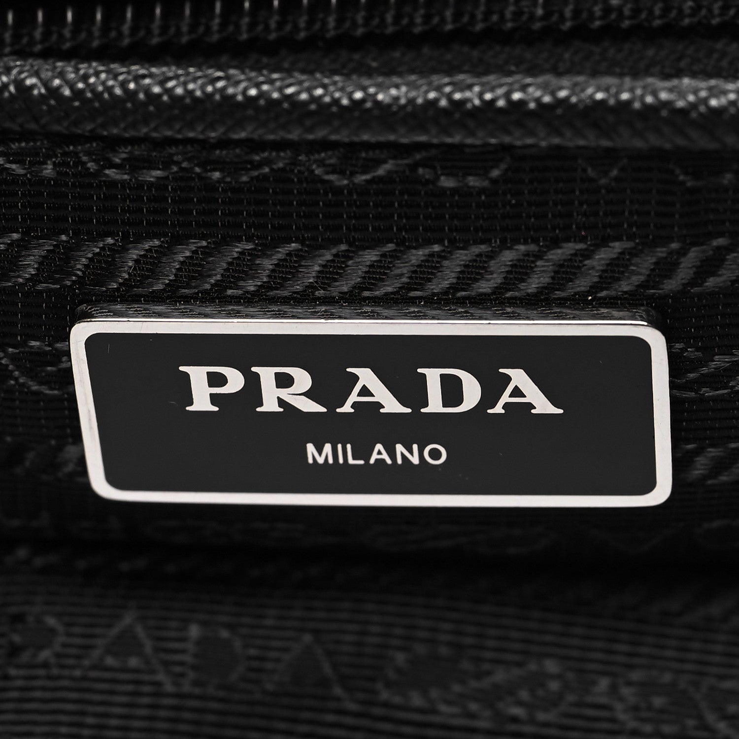 Prada Tessuto Nylon Saffiano Small Backpack Black 6 of 10