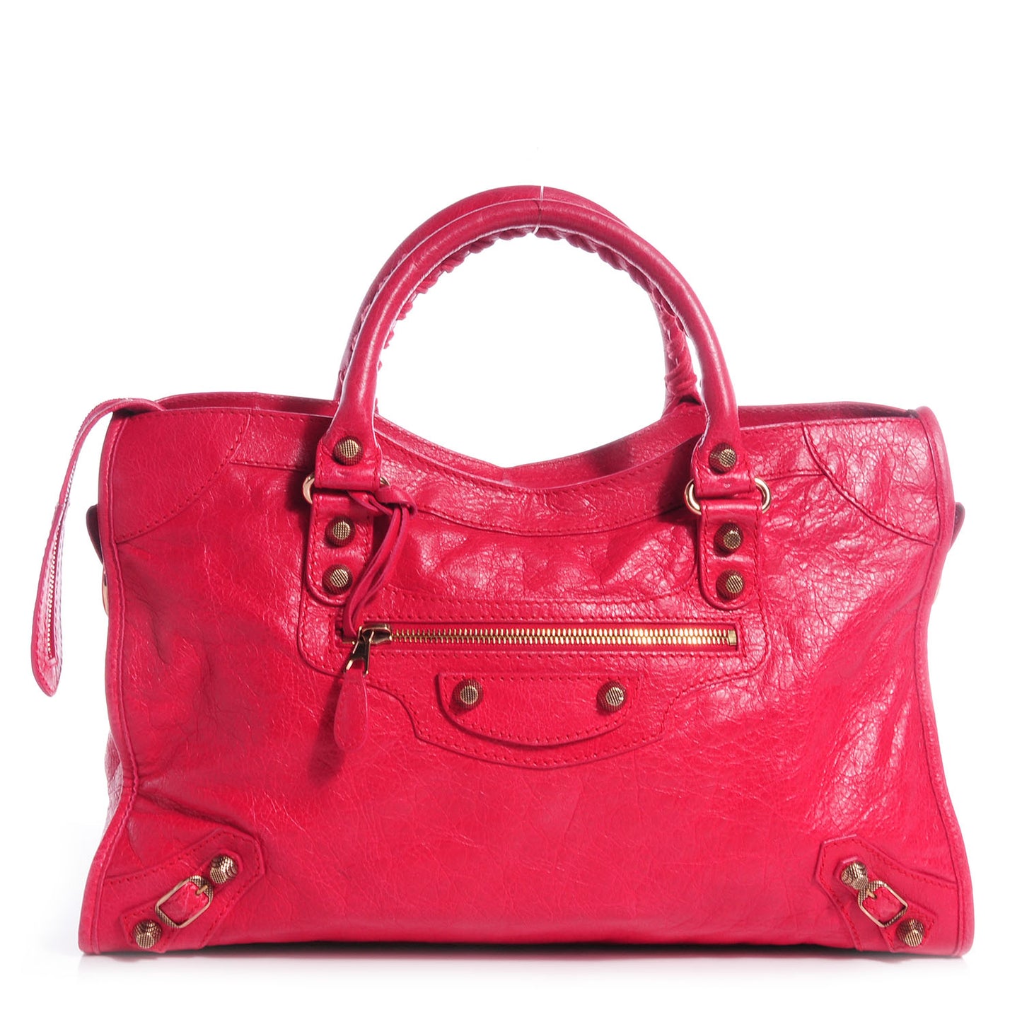 Agneau Giant 12 Rose Gold Hardware City Rose Thulian