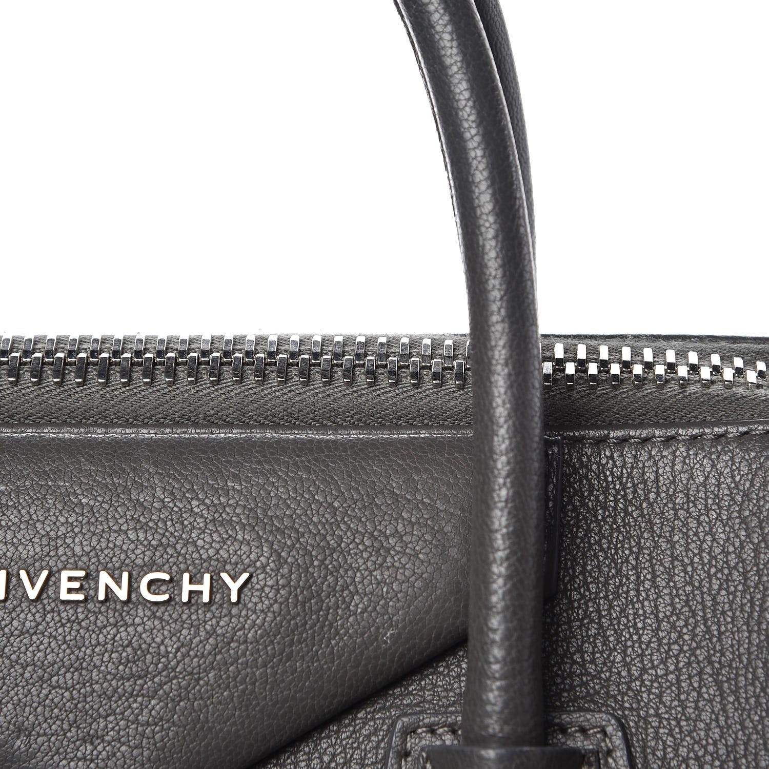 Givenchy Sugar Goatskin Medium Antigona Dark Grey 10 of 15