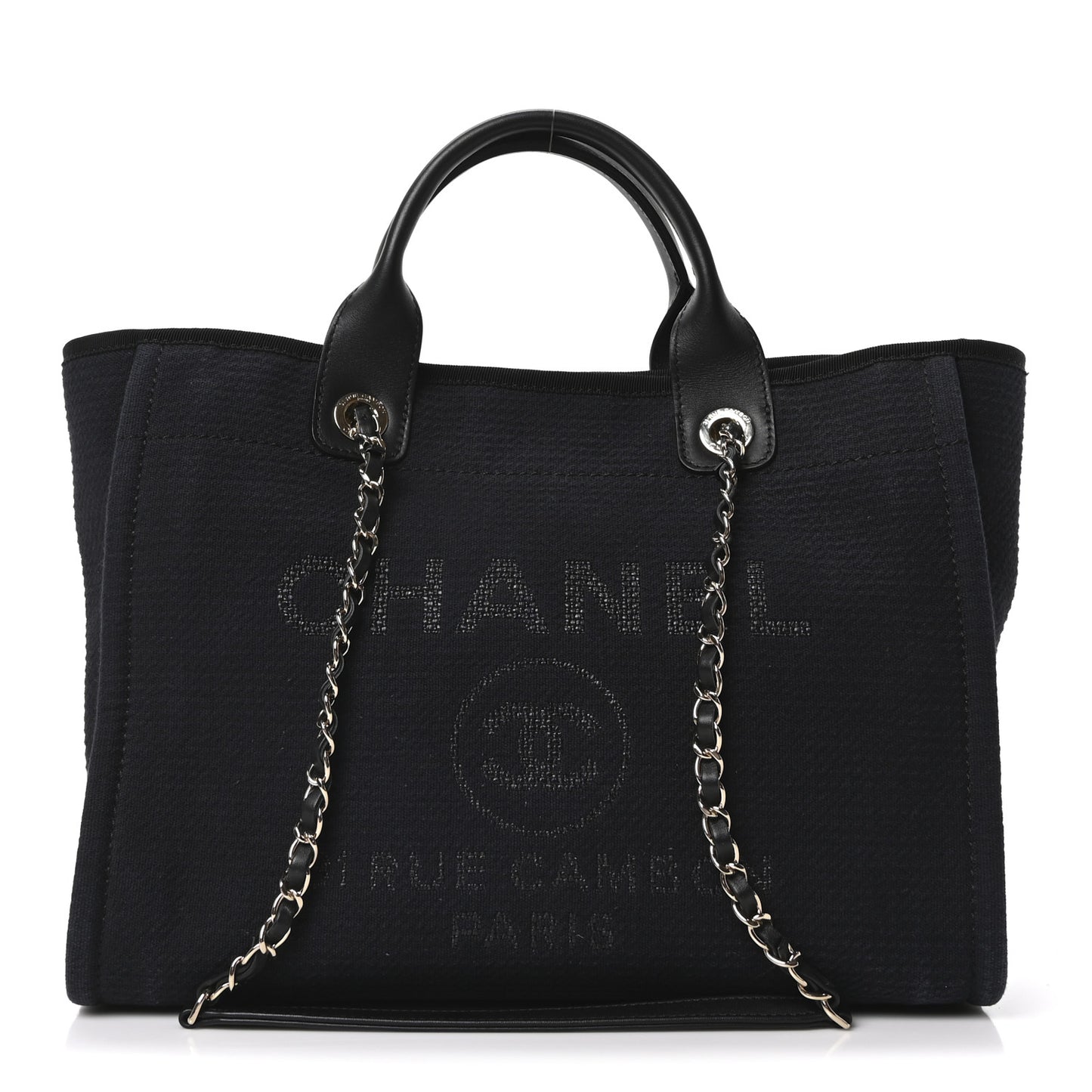 Mixed Fibers Small Deauville Tote Black
