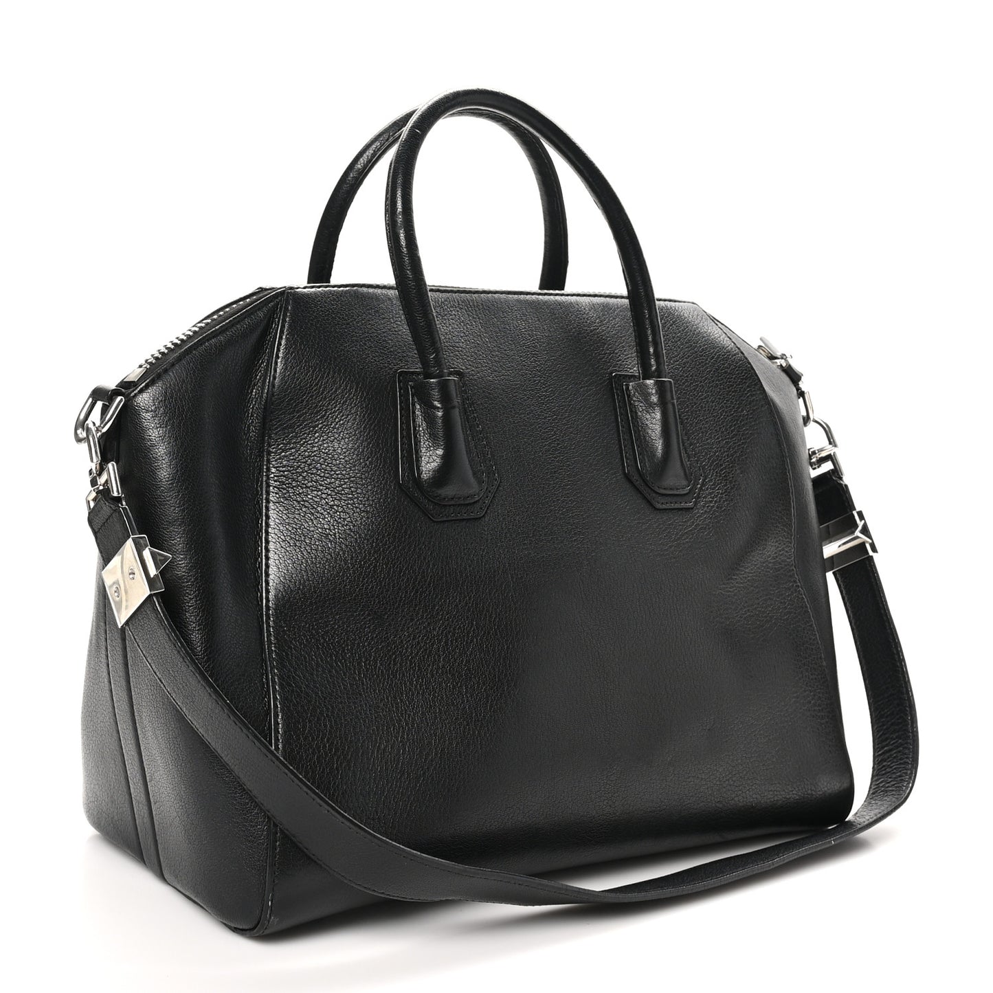 Sugar Goatskin Medium Antigona Black