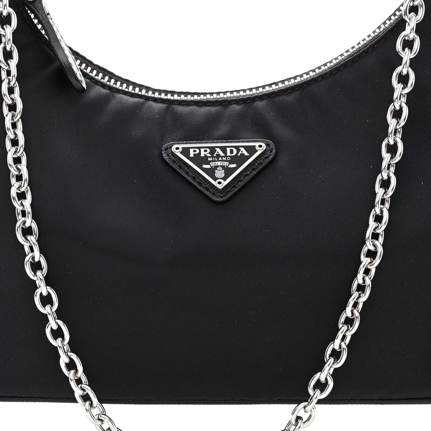 Re-Nylon Saffiano Re-Edition 2005 Shoulder Bag Black