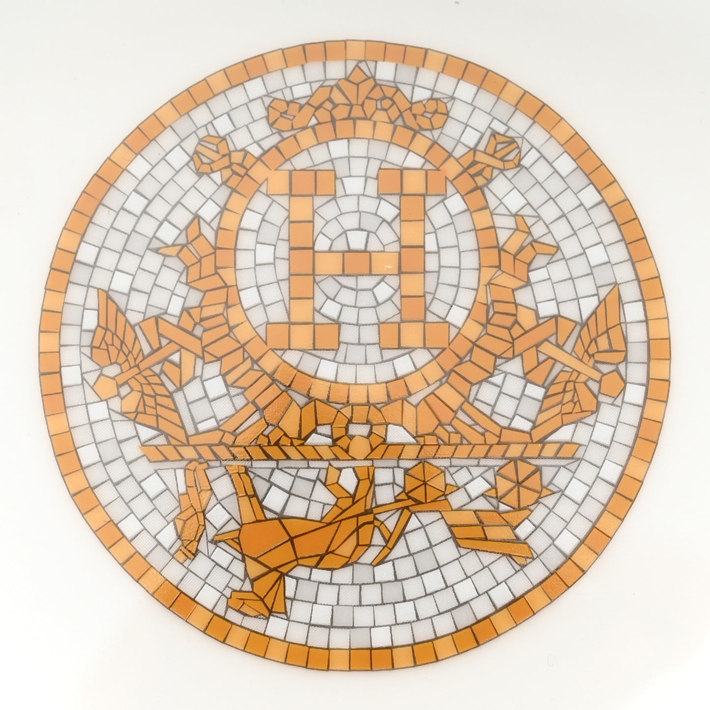 Porcelain Mosaique Au 24 Gold Cereal Bowl Set of 2