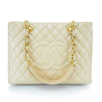 Chanel Caviar Grand Shopping Tote GST Beige Clair 1 of 13