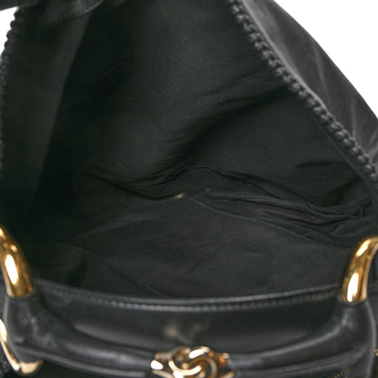 Gucci Calfskin Large Horsebit Chain Hobo Black 5 of 10
