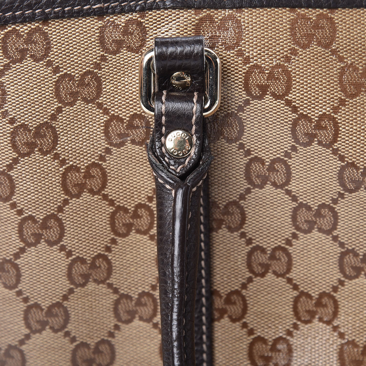 Gucci Crystal Monogram Medium Joy Tote Beige Ebony Testa di Moro 11 of 29