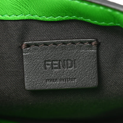 Fendi Nappa FF 1974 Embossed Mini Baguette Tomatillo 5 of 8