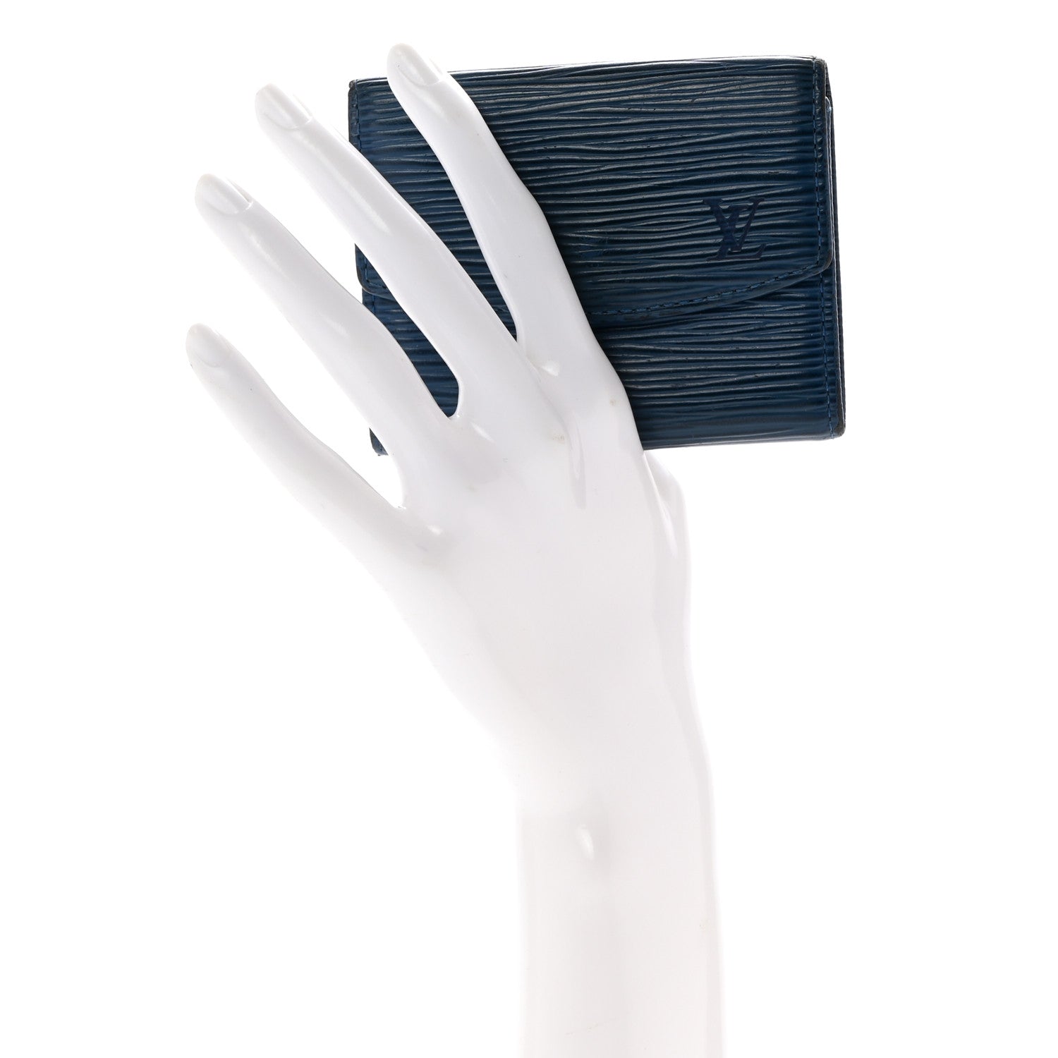 Louis Vuitton Epi Porte-Monnaie Simple Coin Purse Myrtille 2 of 15