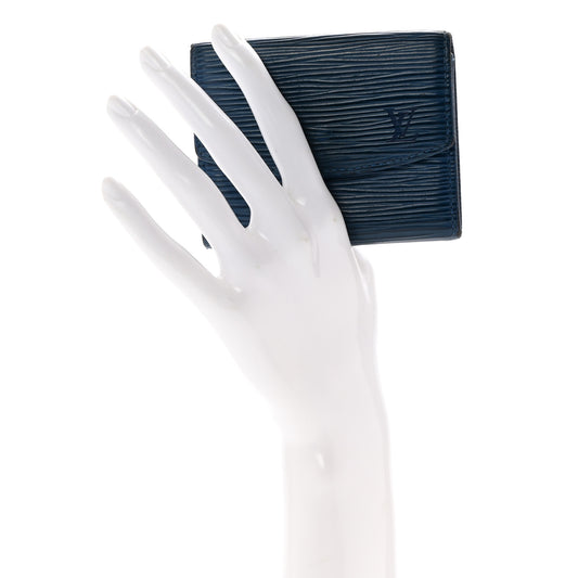 Epi Porte-Monnaie Simple Coin Purse Myrtille