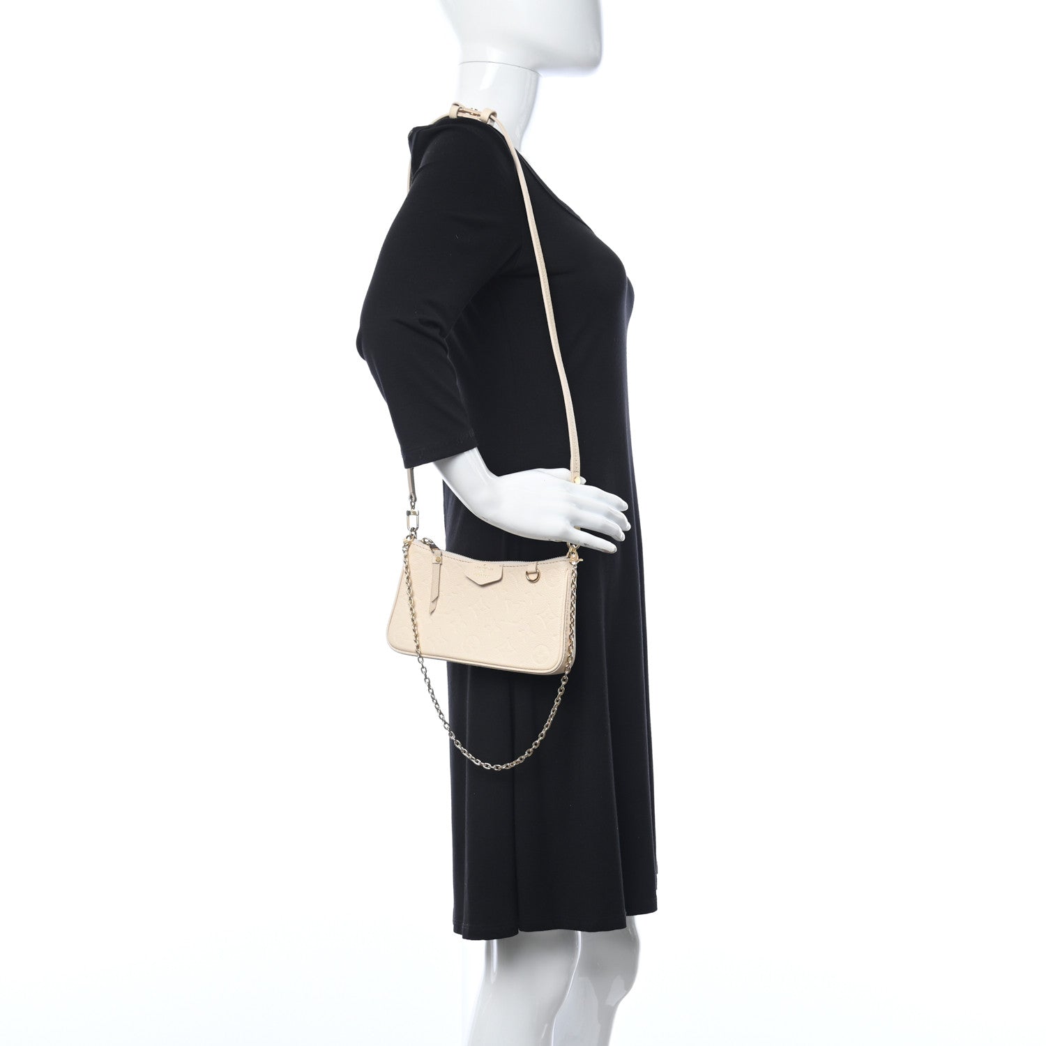 Louis Vuitton Empreinte Easy Pouch On Strap Cream 2 of 9