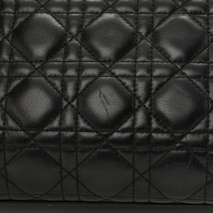 Christian Dior Lambskin Cannage Large Lady Dior Black 15 of 18
