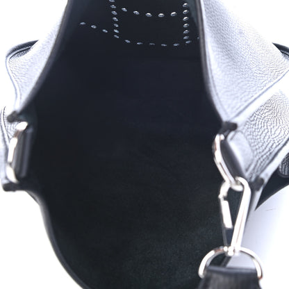 Hermes Taurillon Clemence Evelyne III PM Black 4 of 4