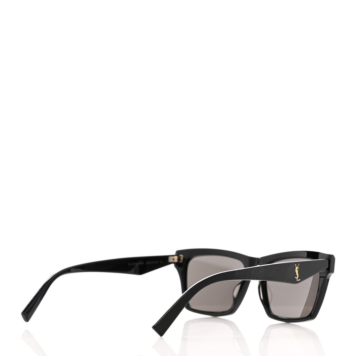 Acetate Cat Eye SL M104 Sunglasses Black