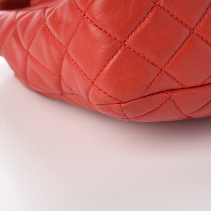 Chanel Lambskin Quilted Large Now and Forever Flap Red 12 of 16