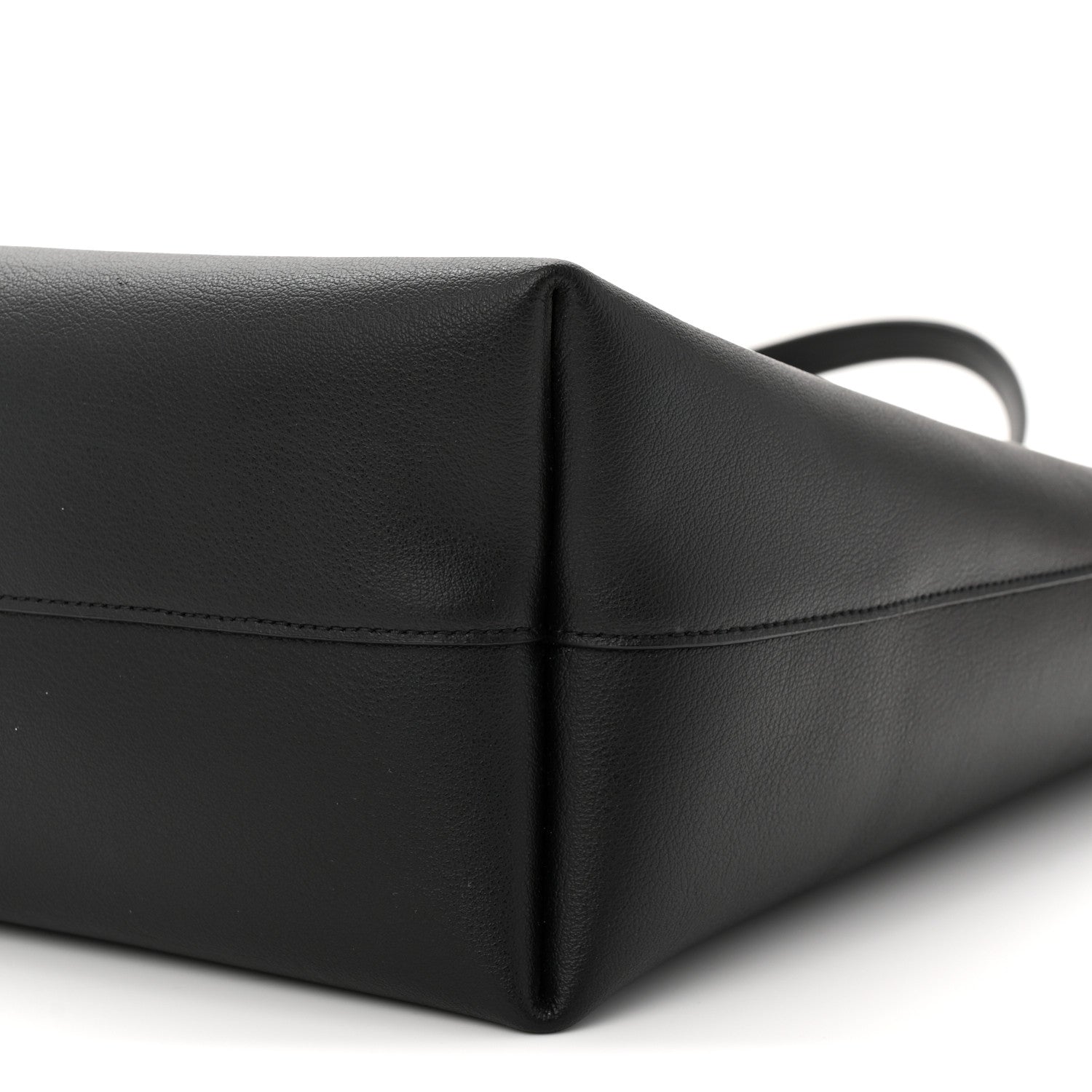 Saint Laurent Calfskin Large Shopping Tote Black 11 of 12