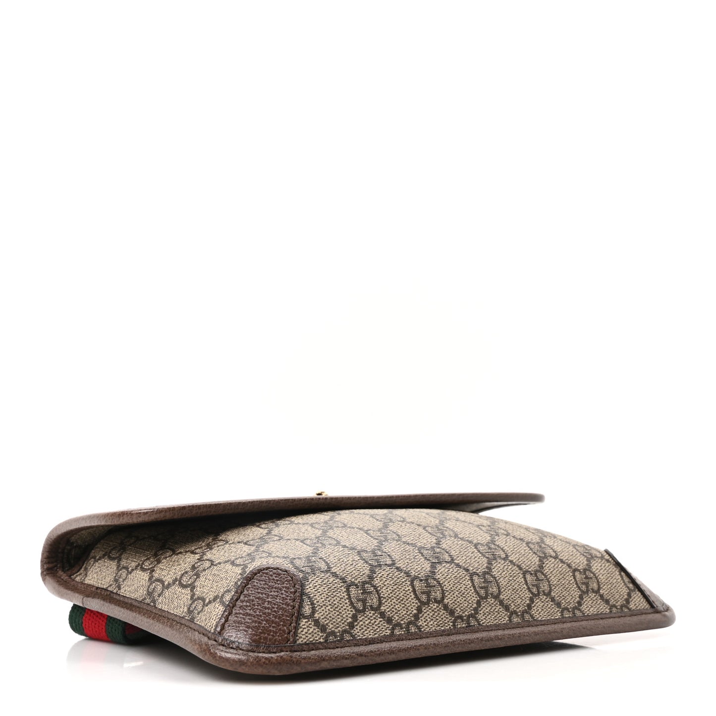 GG Supreme Monogram Neo Vintage Web Belt Bag Brown