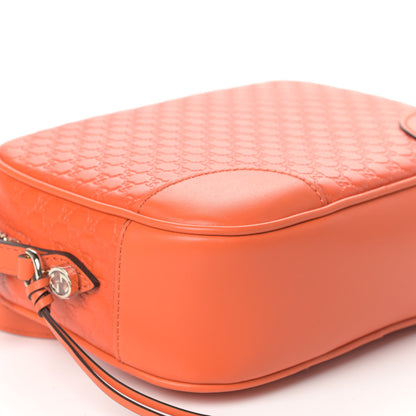 Gucci Soft Microguccissima Mini Bree Messenger Bag Sun Orange 8 of 9
