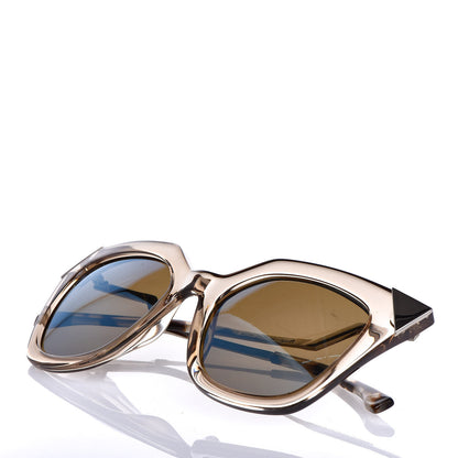 Fendi Iridia Cat Eye Sunglasses FF 0060/S Light Golden 6 of 7