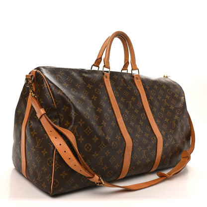 Louis Vuitton Monogram Keepall Bandouliere 55 2 of 12