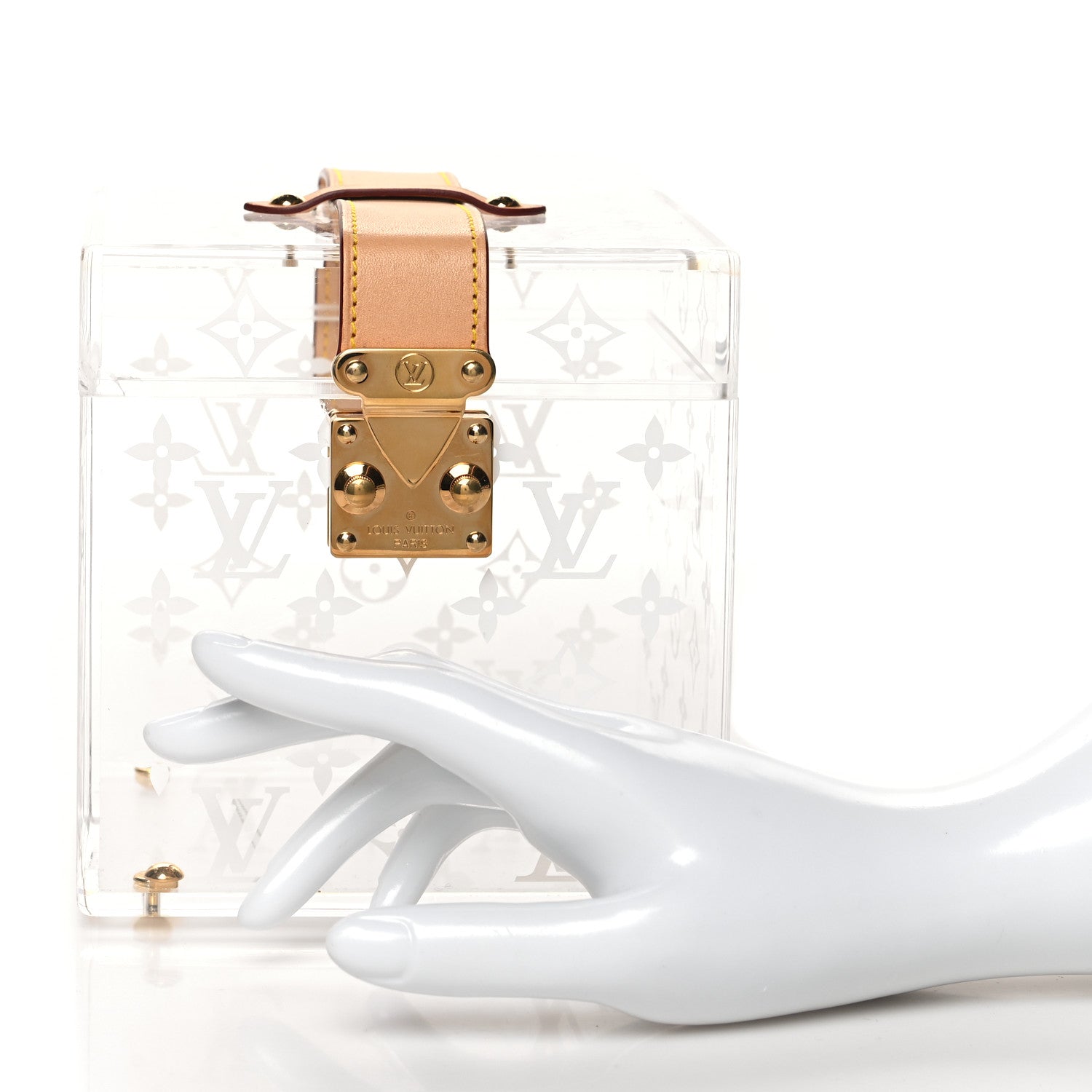 Louis Vuitton Transparent Plexiglass Cube Scott Box 1521839
