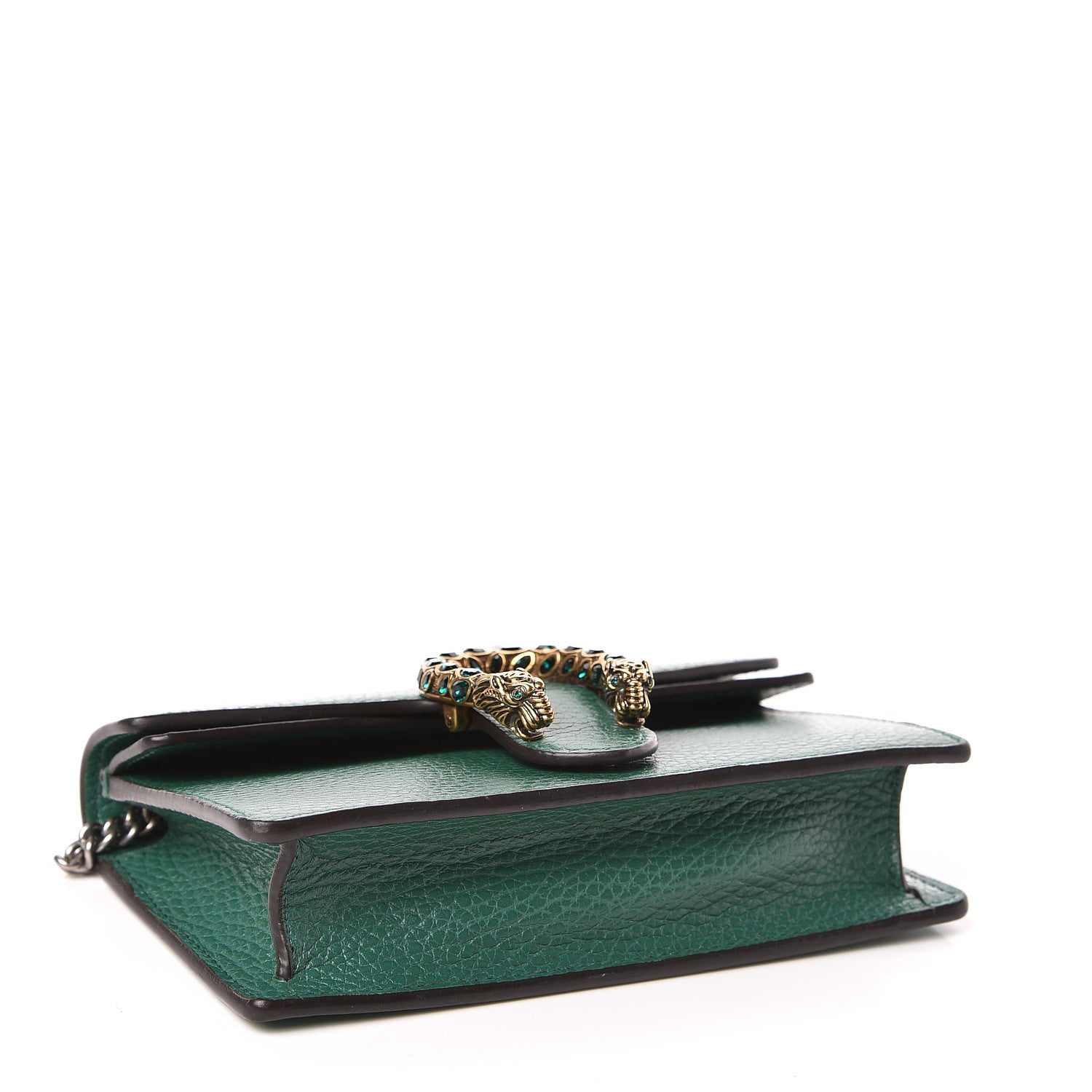 Gucci Calfskin Super Mini Dionysus Shoulder Bag Emerald 4 of 9