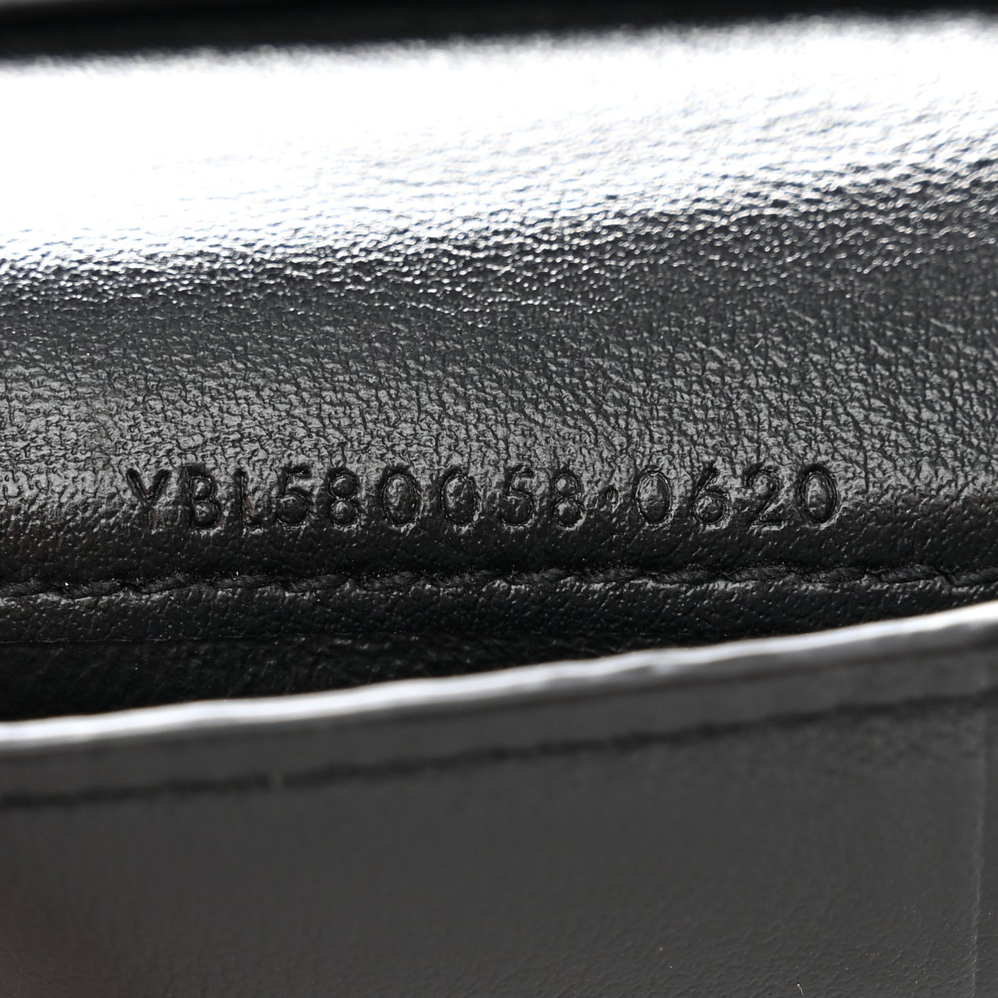 Calfskin Leopard Printed Monogram Bi-Fold Zipped Wallet Black