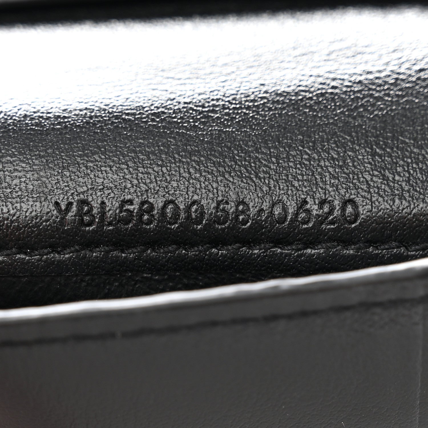 Saint Laurent Calfskin Leopard Printed Monogram Bi-Fold Zipped Wallet Black 7 of 10