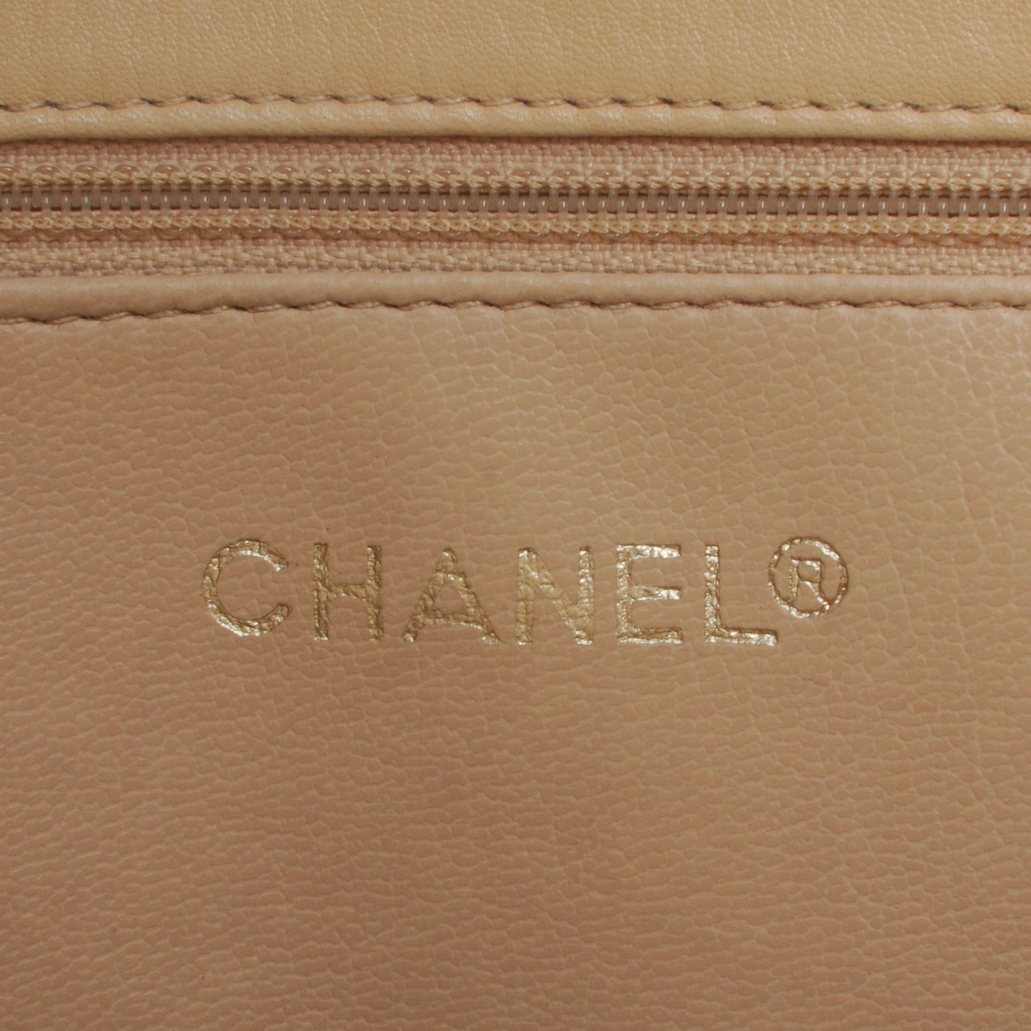 Lambskin Shopping Tote Beige